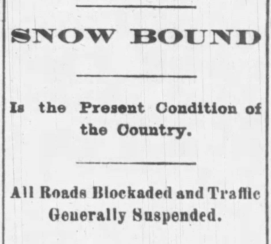 Headline from the March 4, 1881, State Journal